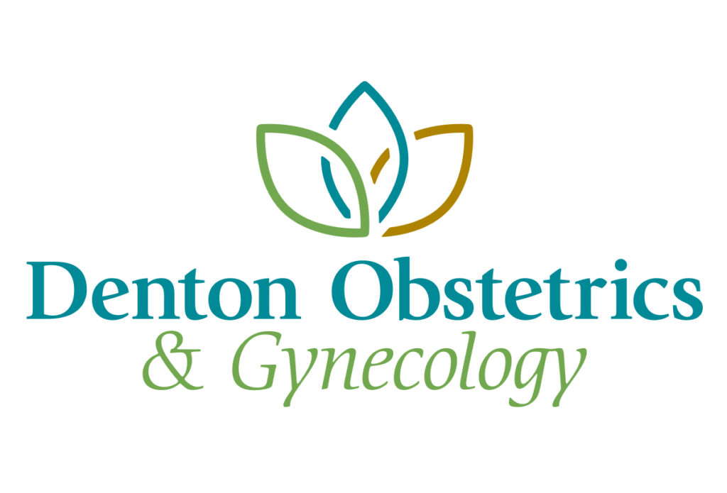 denton obgyn logo design by left hand design in austin texas