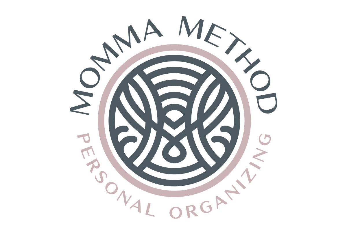 momma method personal organizing logo design by beau morrow for left hand design in austin texas