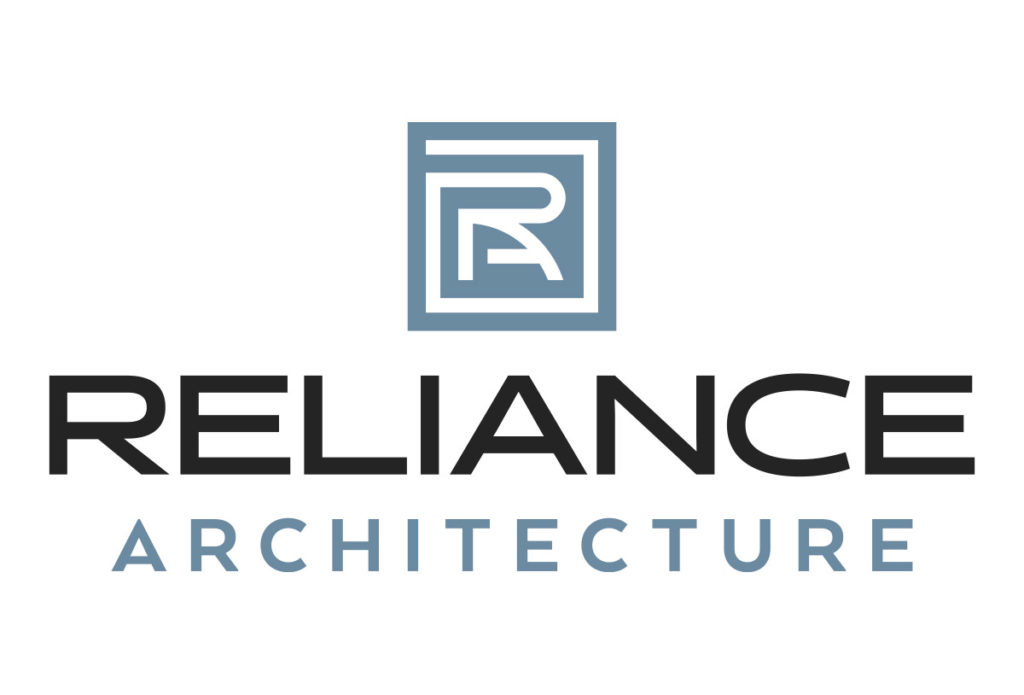 reliance architecture logo design by beau morrow for left hand design in austin texas
