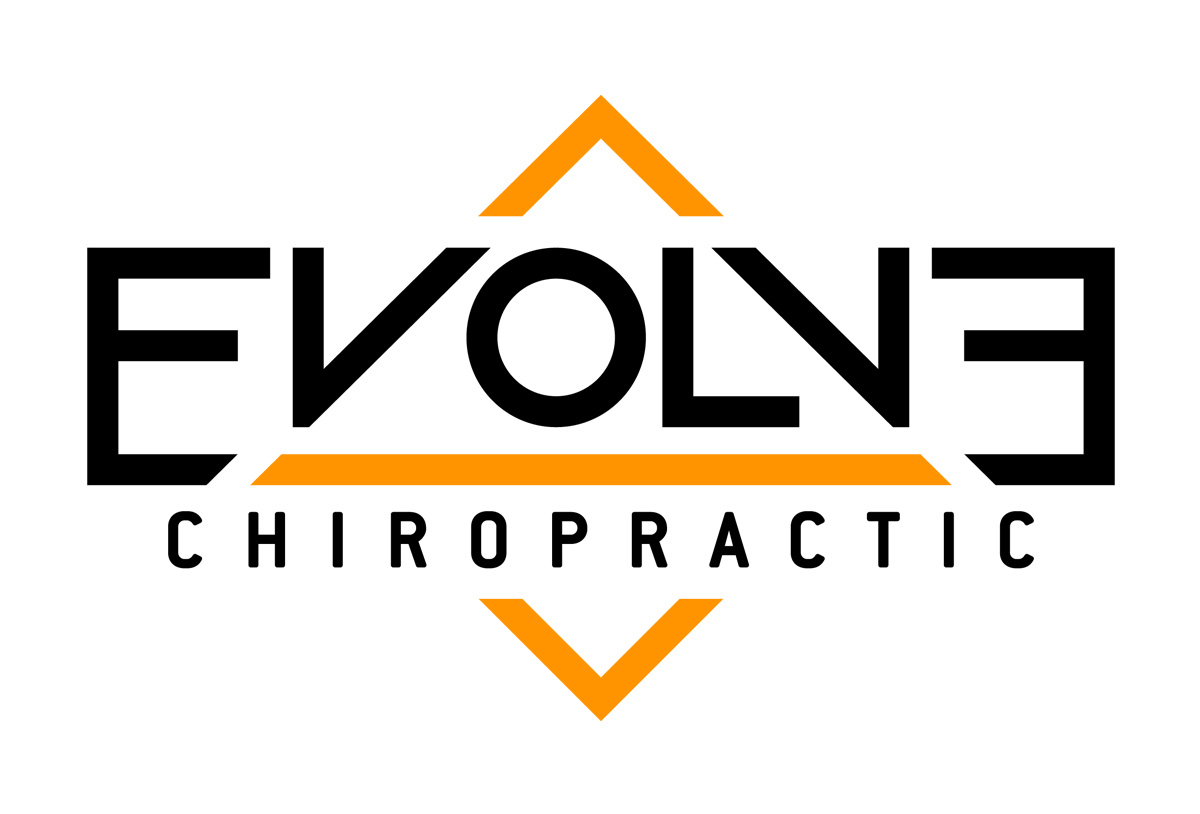 evolve chiropractic logo design by beau morrow for left hand design in austin texas