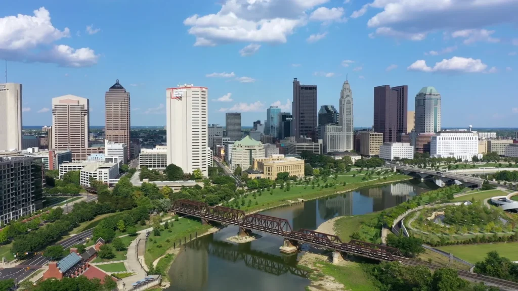 Columbus city card for logo, web, and brand system support