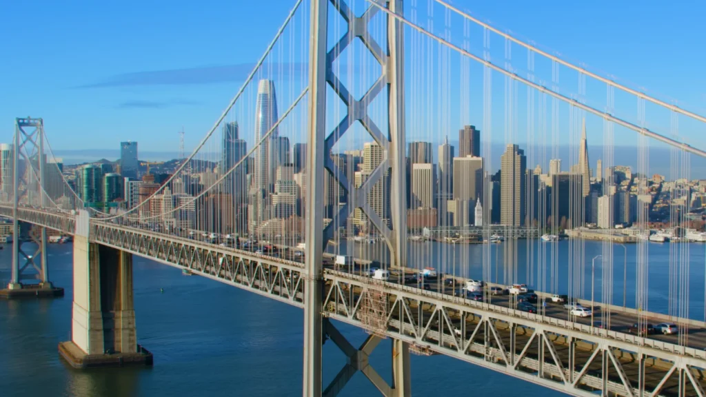 San Francisco city card for brand identity and web design collaboration