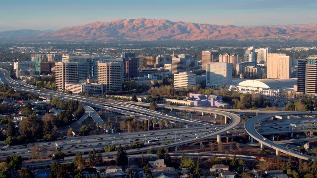 San Jose and Silicon Valley city card for logo and branding support